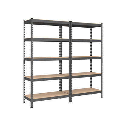 5-Tier Storage Shelves Set of 2
