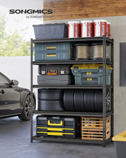5-Tier Storage Shelves, 2,200 lb Load