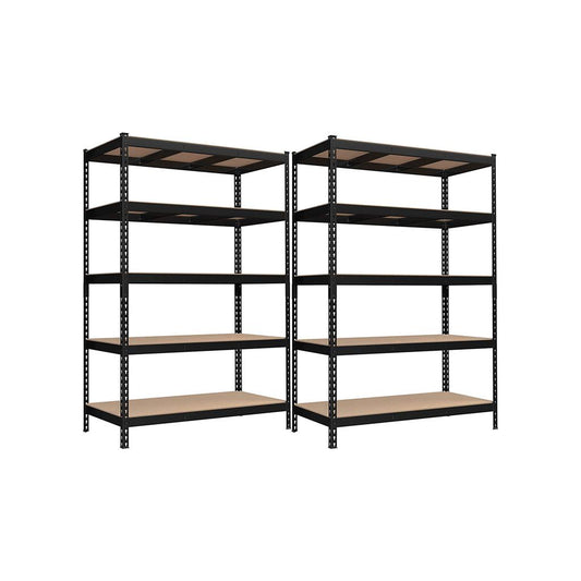 5-Tier Storage Shelves Set of 2