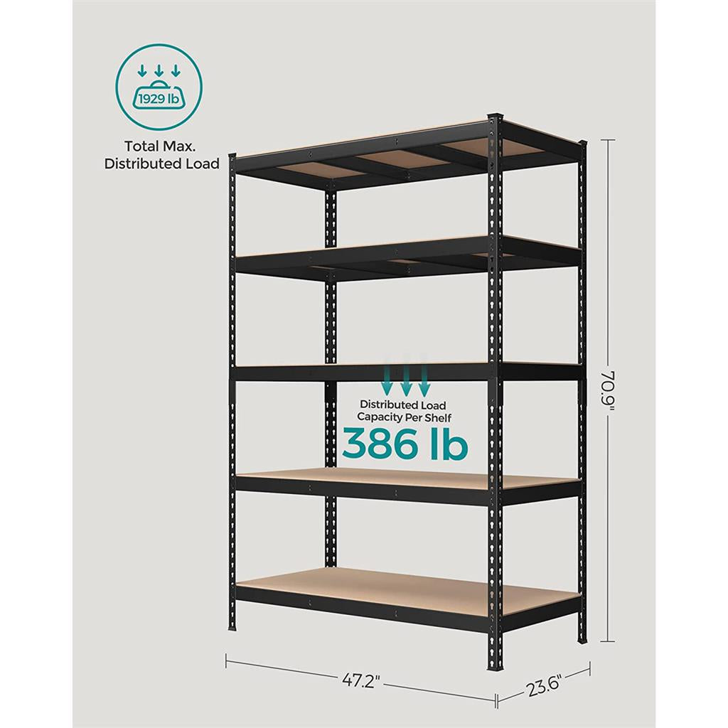 5-Tier Storage Shelves Set of 2