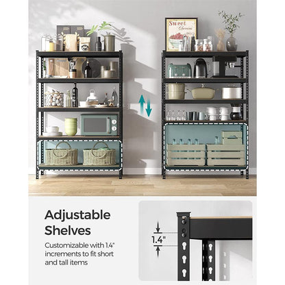 5-Tier Storage Shelves Set of 2