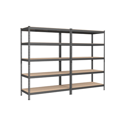 5-Tier Storage Shelves Set of 2