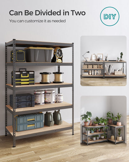 5-Tier Storage Shelves Set of 2