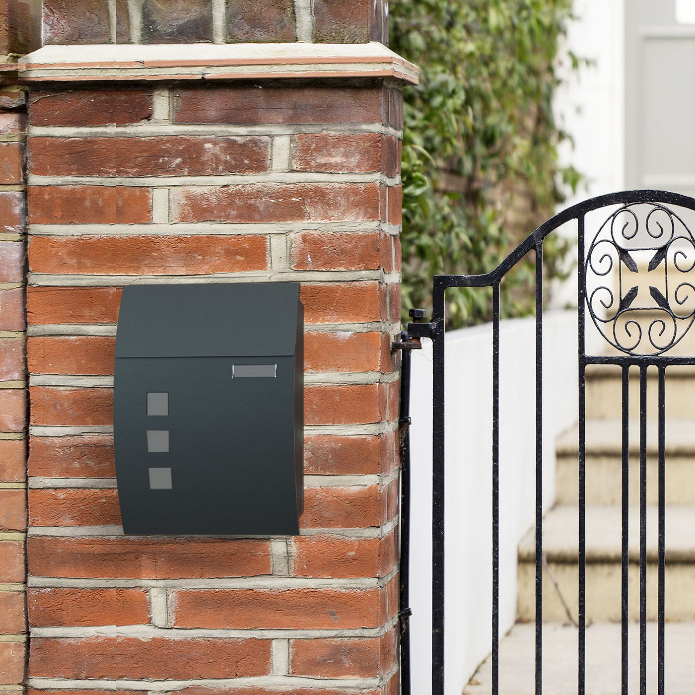 Wall-Mounted Lockable Mailbox with View Window - image 4