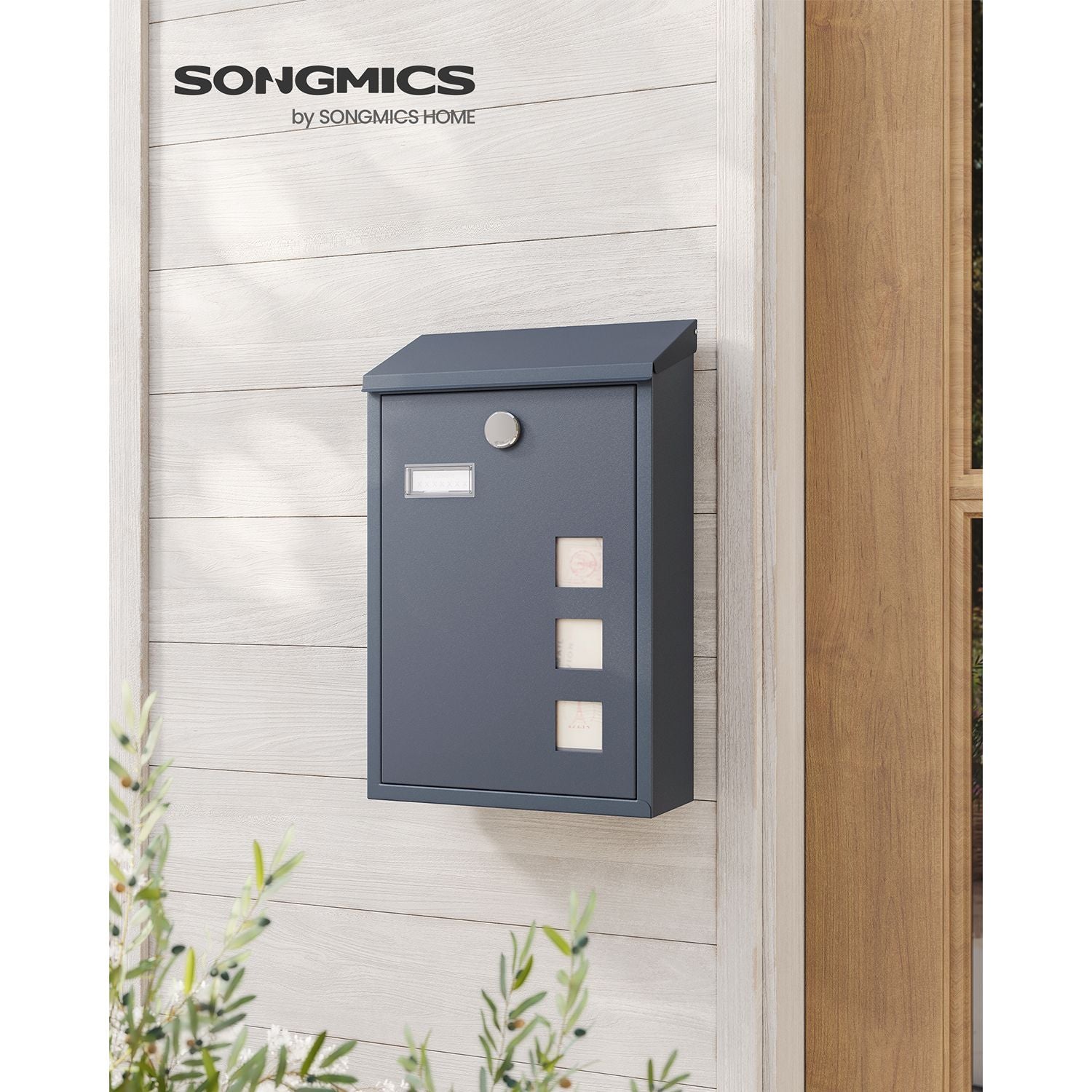 Wall Mounted Post Box 11.5 x 25.5 x 39.5 cm - image 3