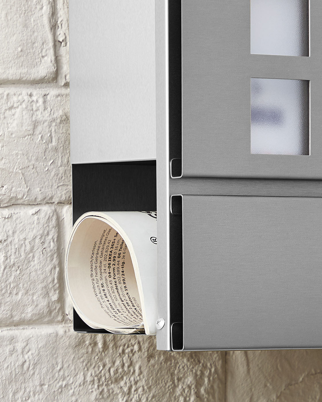 Black Wall-mounted Mail Box with Lock - image 24