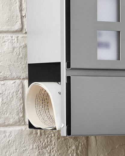 Black Wall-mounted Mail Box with Lock - image 24