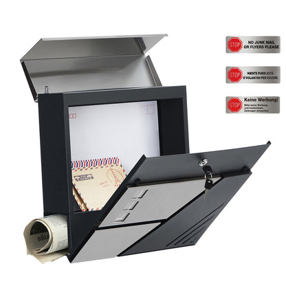 Large Locking Mailbox for Wall - image 5