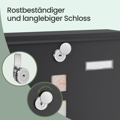Mailbox, Wall Mounted Letterbox, for Gate