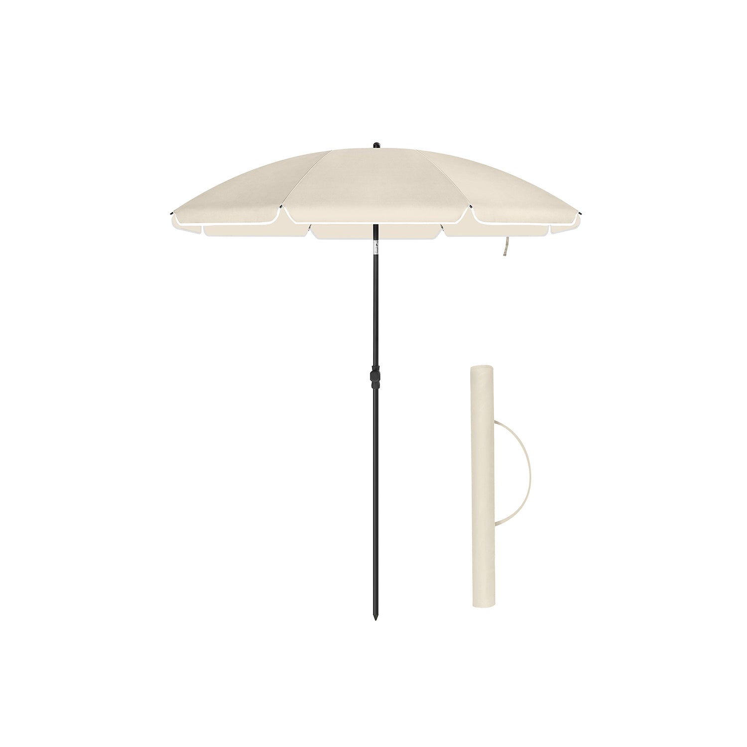 Parasol 2m UPF 50+, Beach Umbrella - image 1