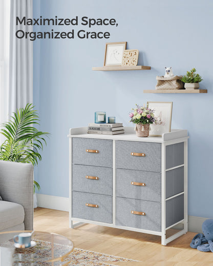Water-Resistant Kids Dresser with 6 Drawers