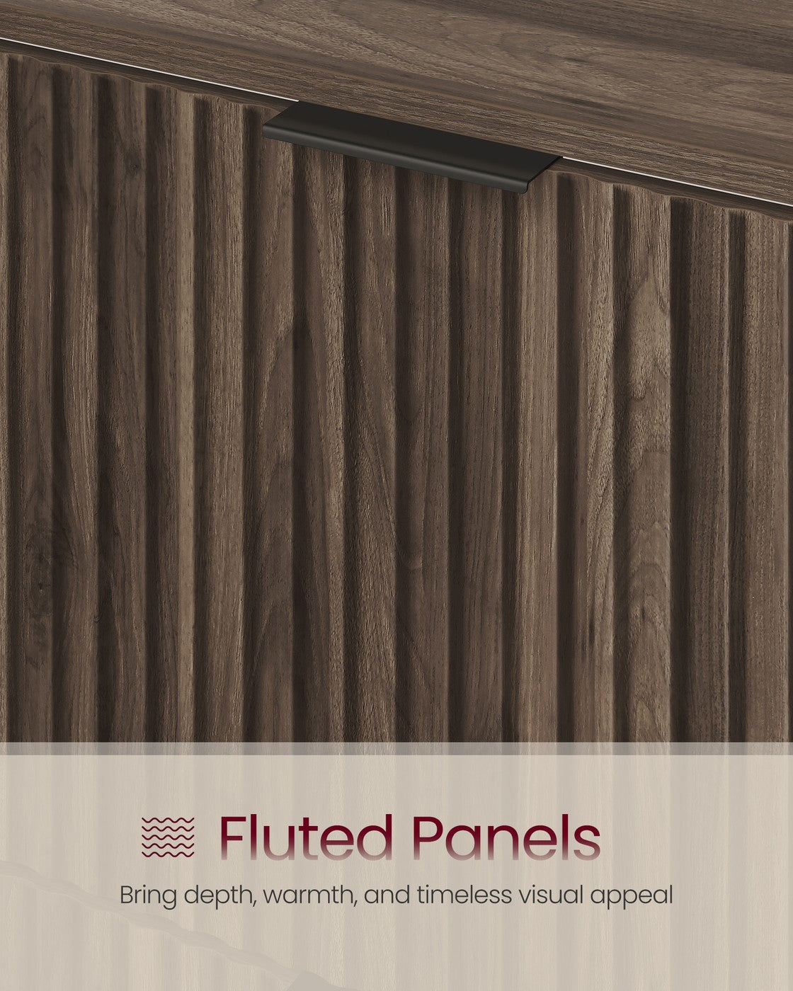 Shoe Storage Cabinet, 2 Flip Drawers, Walnut Brown - image 4