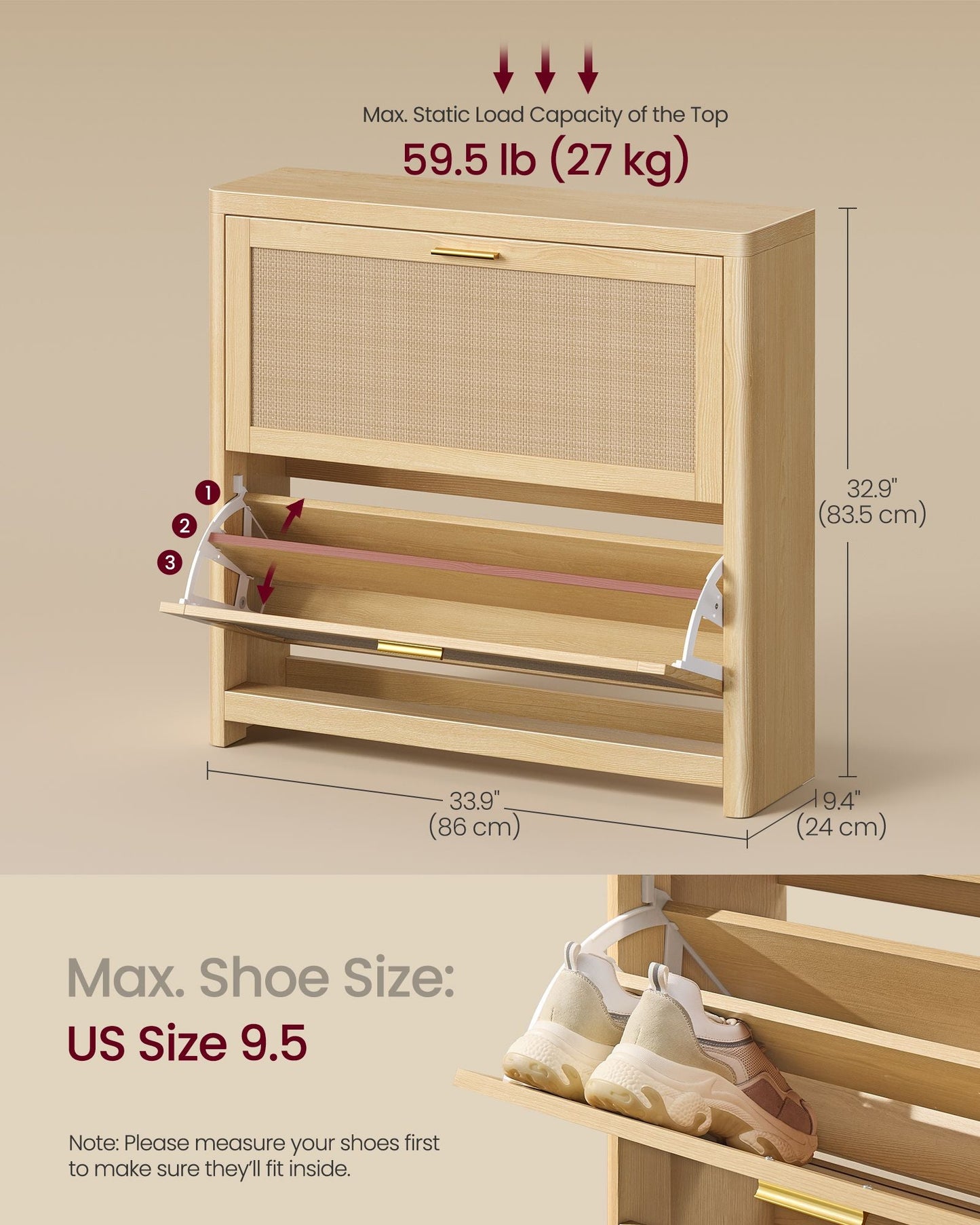 Boho Shoe Storage Cabinet - image 5
