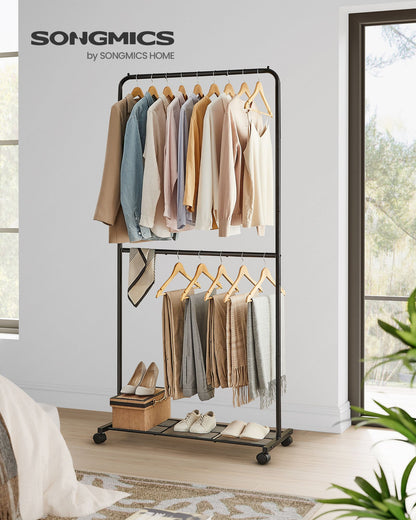 Double-Rod Garment Rack