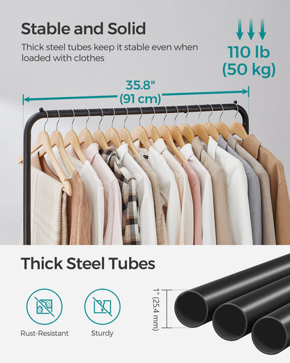 Double-Rod Garment Rack