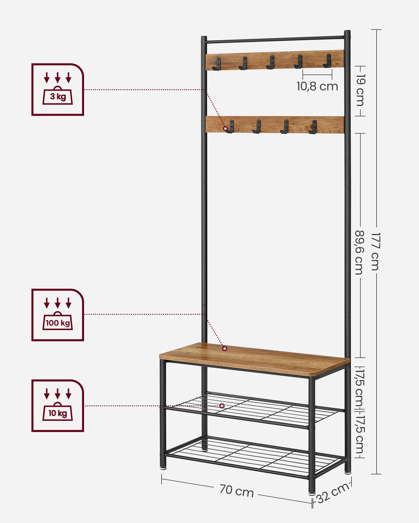 Vintage Hat Coat Stand - image 40
