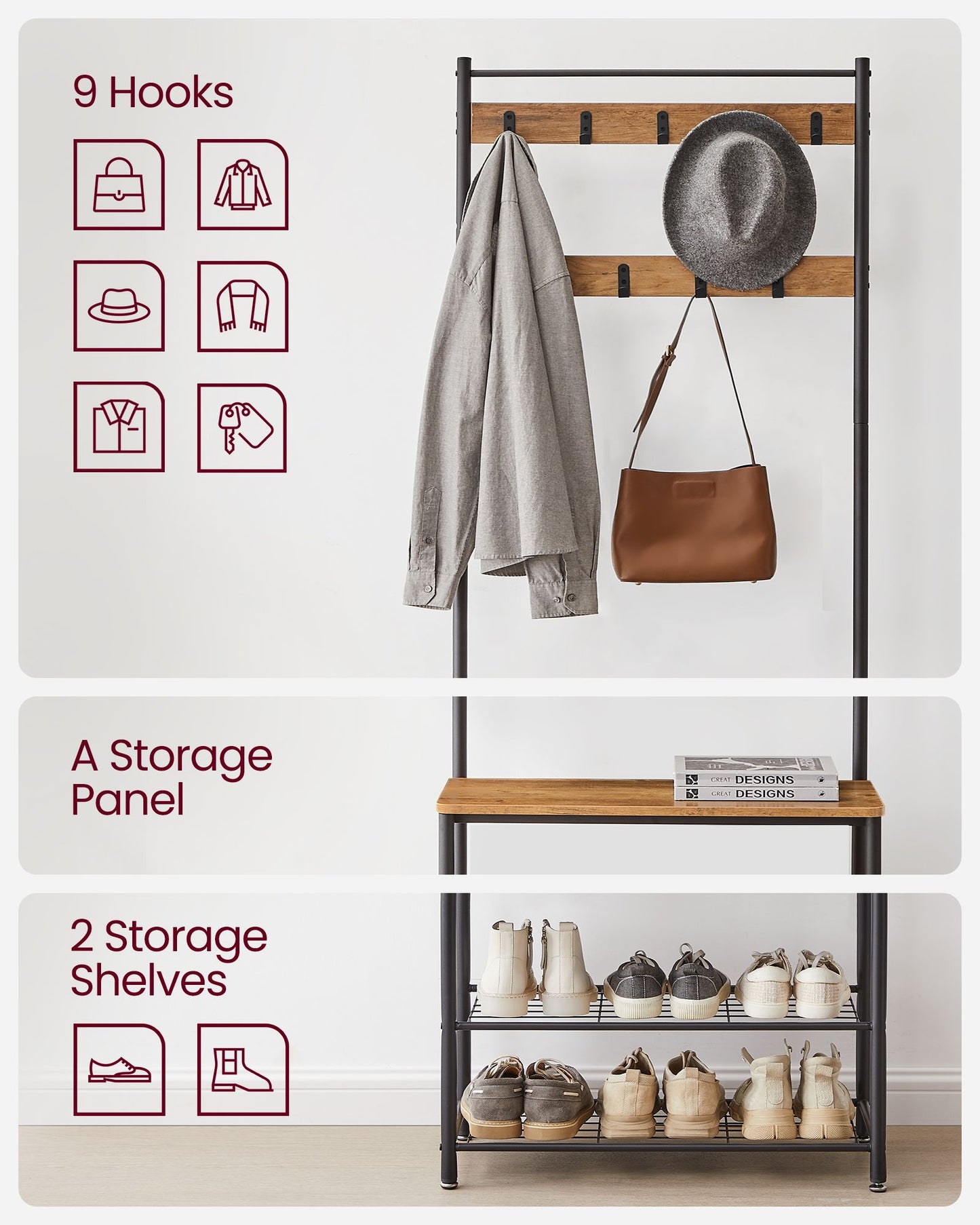 Vintage Hat Coat Stand - image 41