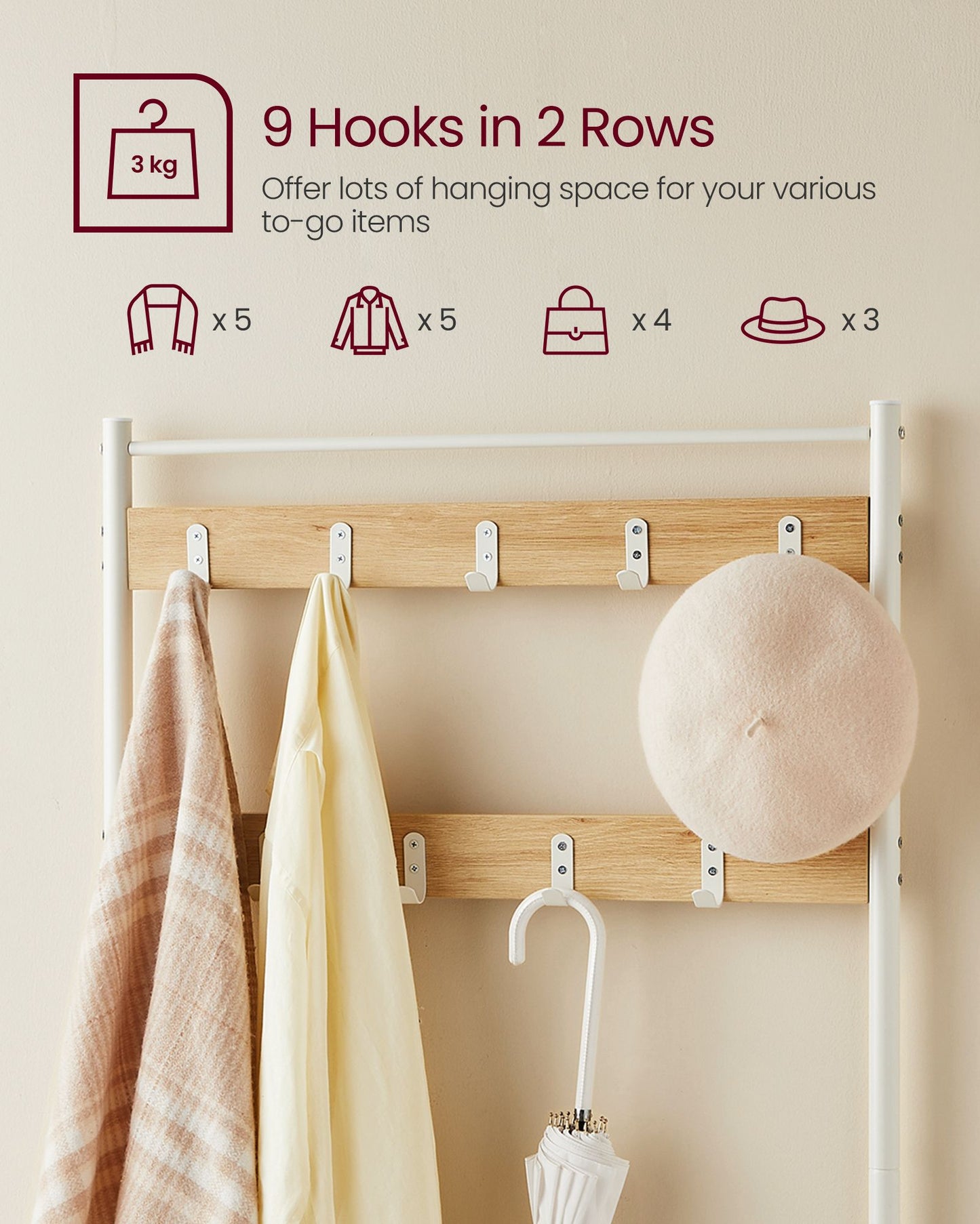 Vintage Hat Coat Stand - image 25