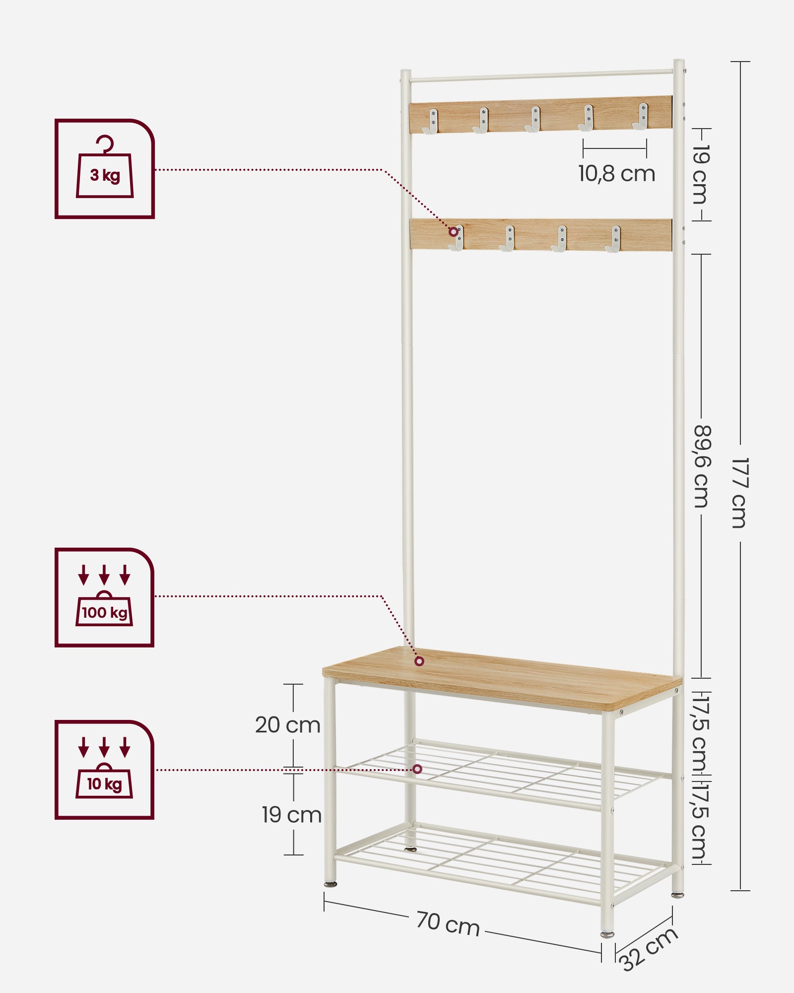 Vintage Hat Coat Stand - image 28