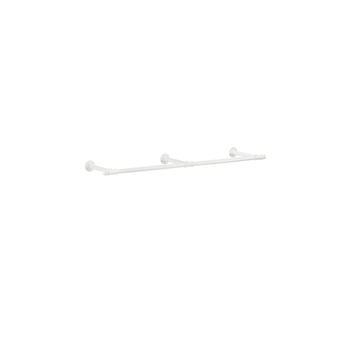 Cloud White Wall-Mounted Clothes Rail — 170 cm - image 1