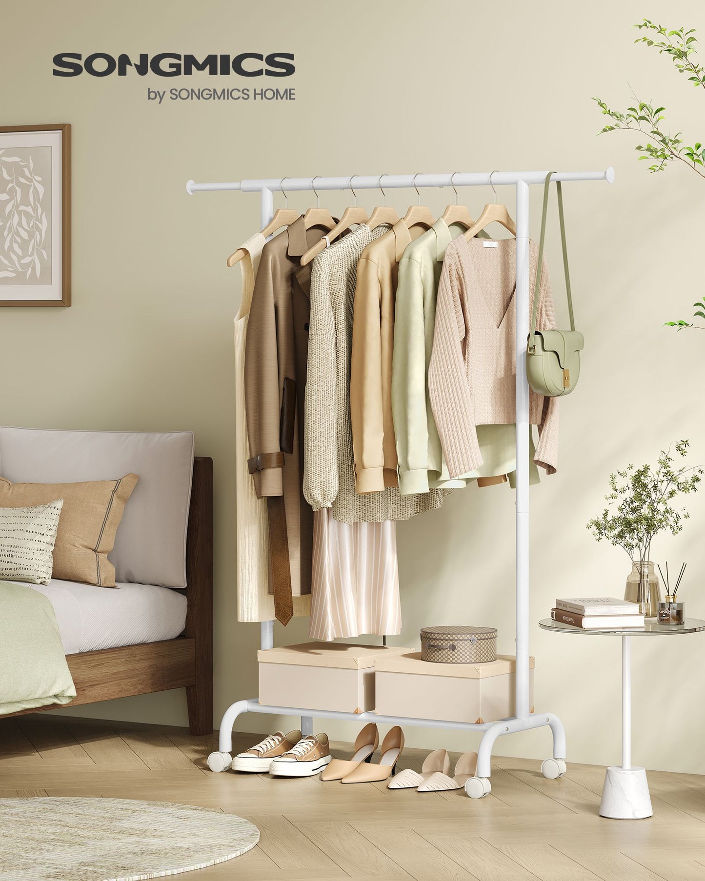 Clothes Rail with Extendable Hanging Rail Ink Black - image 16