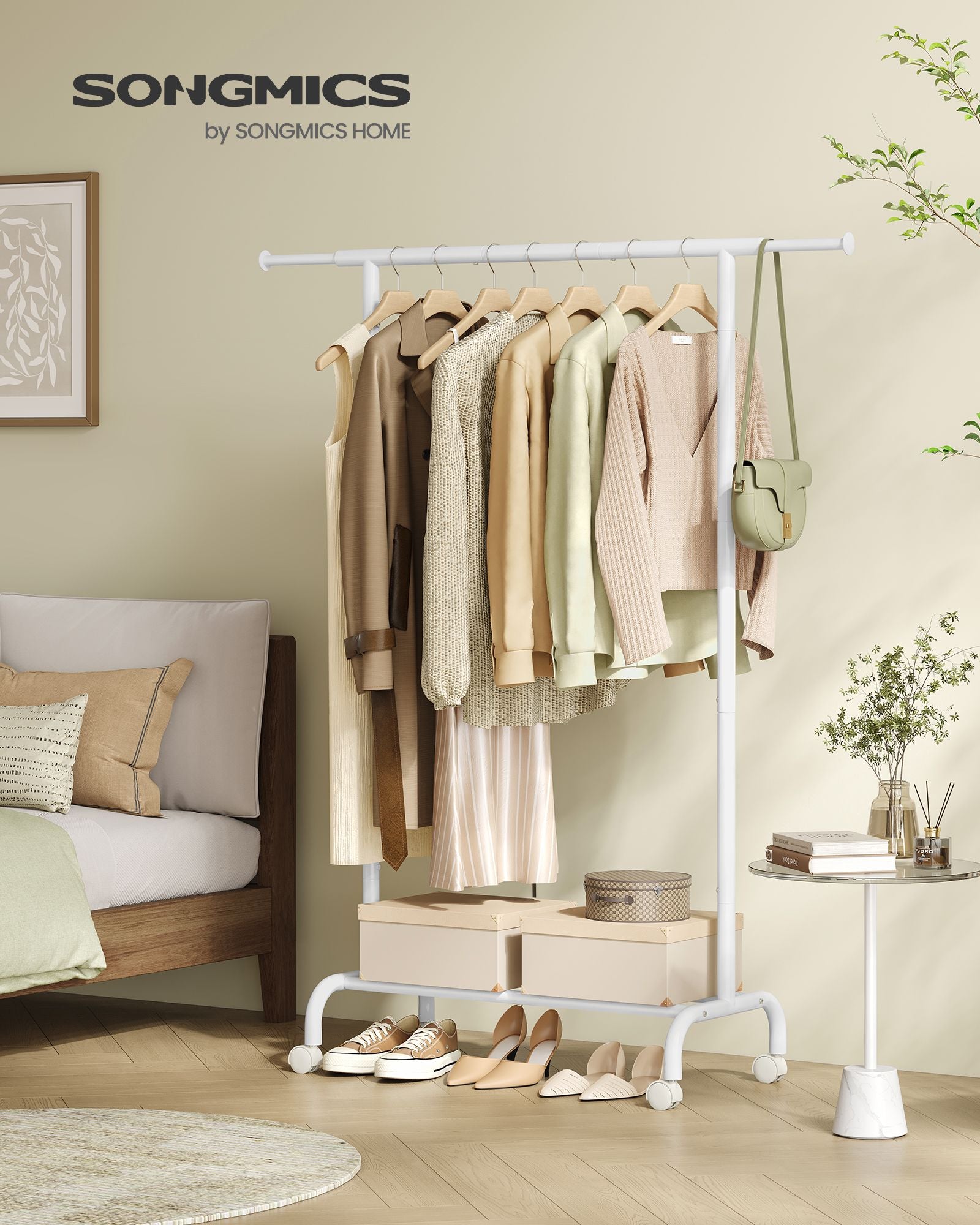 Clothes Rail with Extendable Hanging Rail Ink Black - image 16