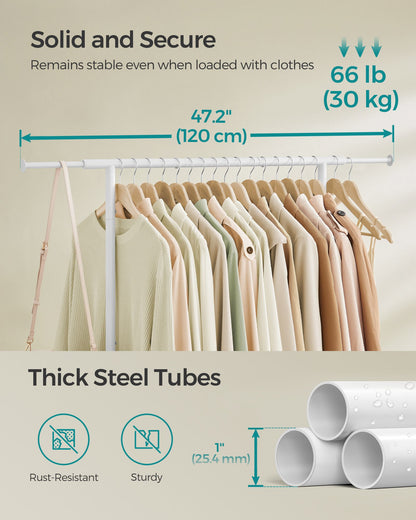 Clothes Rail with Extendable Hanging Rail Ink Black - image 18