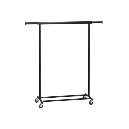 Clothes Rack with Extendable Hanging Rail