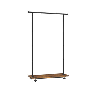 38.8 Inches Metal Garment Rack with Shelf