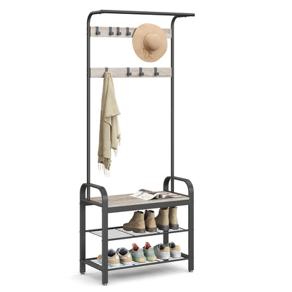 Vintage Coat Shoe Rack - image 21