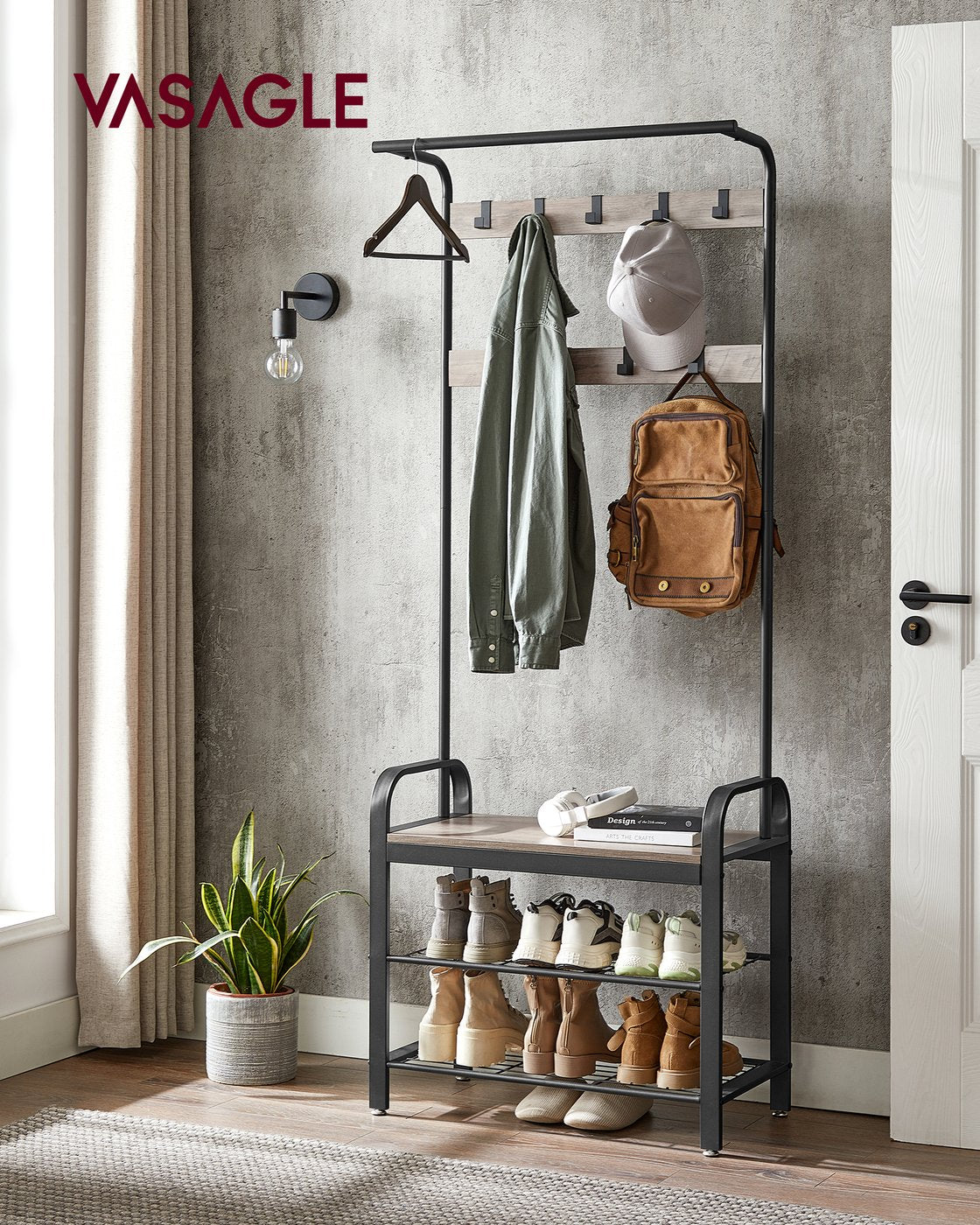 Vintage Coat Shoe Rack - image 22