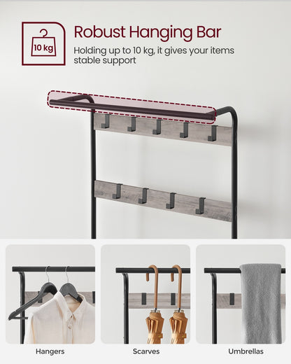 Vintage Coat Shoe Rack - image 24