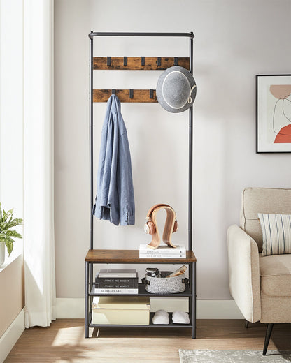 Coat Stand with Shoe Bench - image 10
