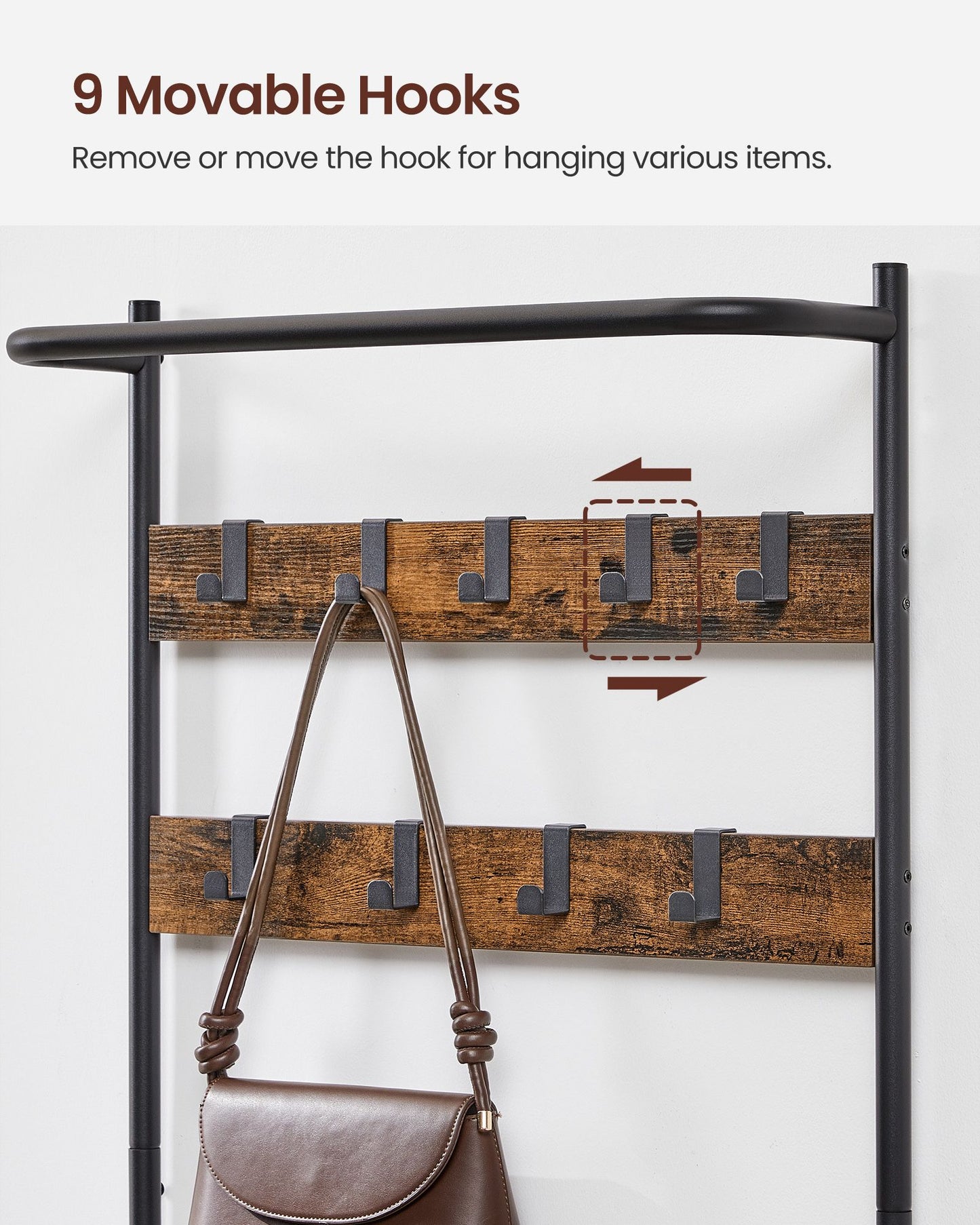 Hall Tree with Bench and Shoe Storage