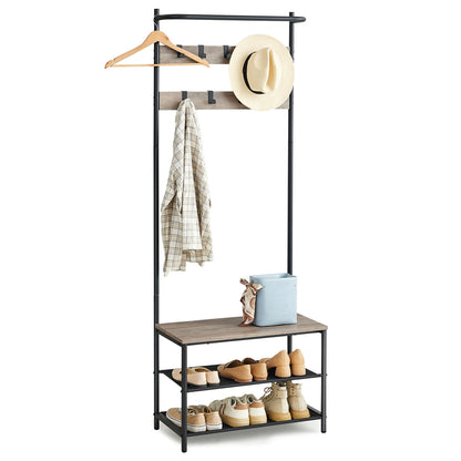 Coat Stand with Shoe Bench - image 16