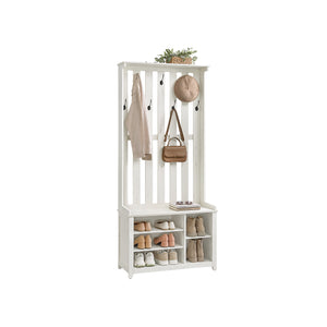 Hall Tree with Bench and Shoe Storage