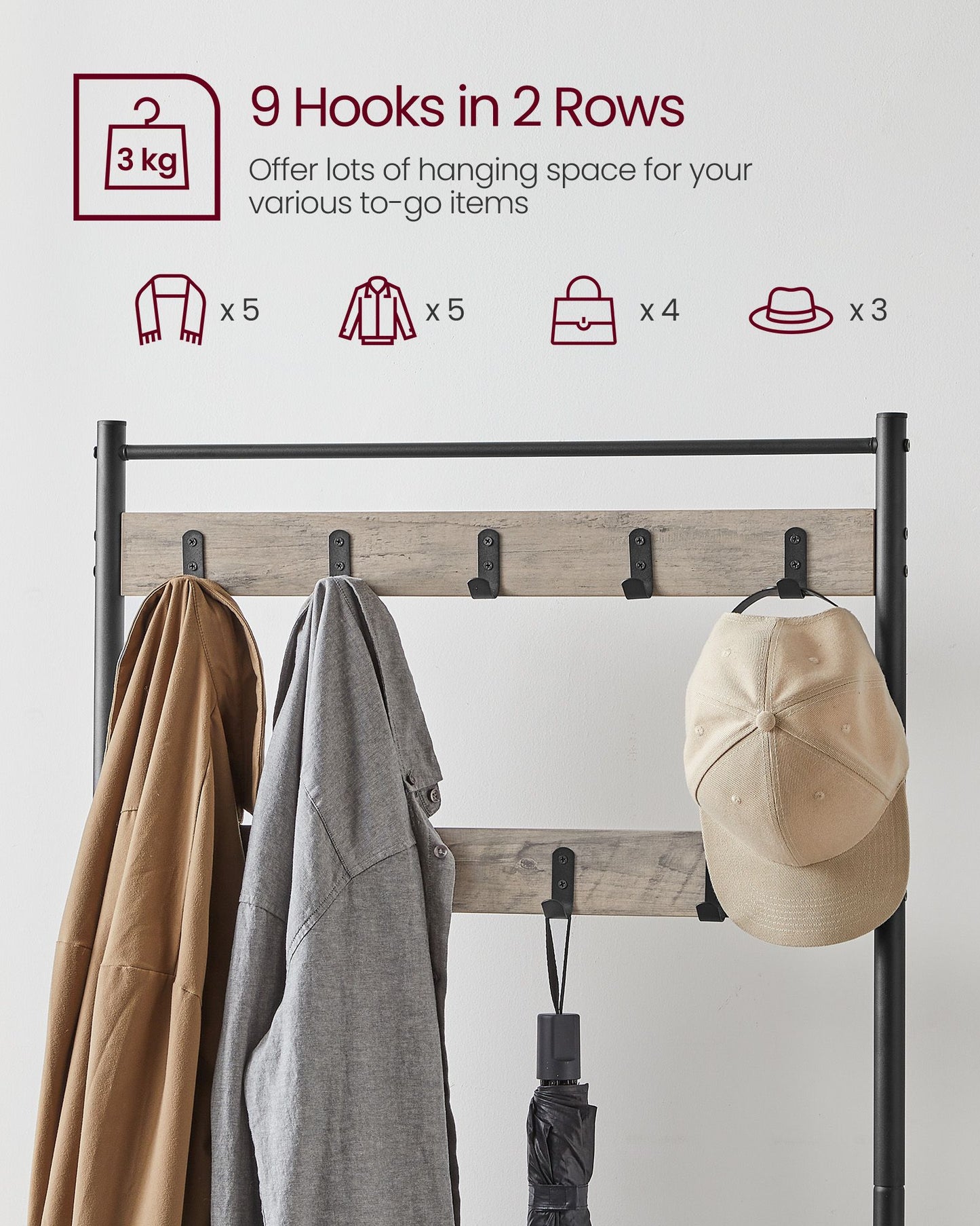 Vintage Hat Coat Stand - image 15