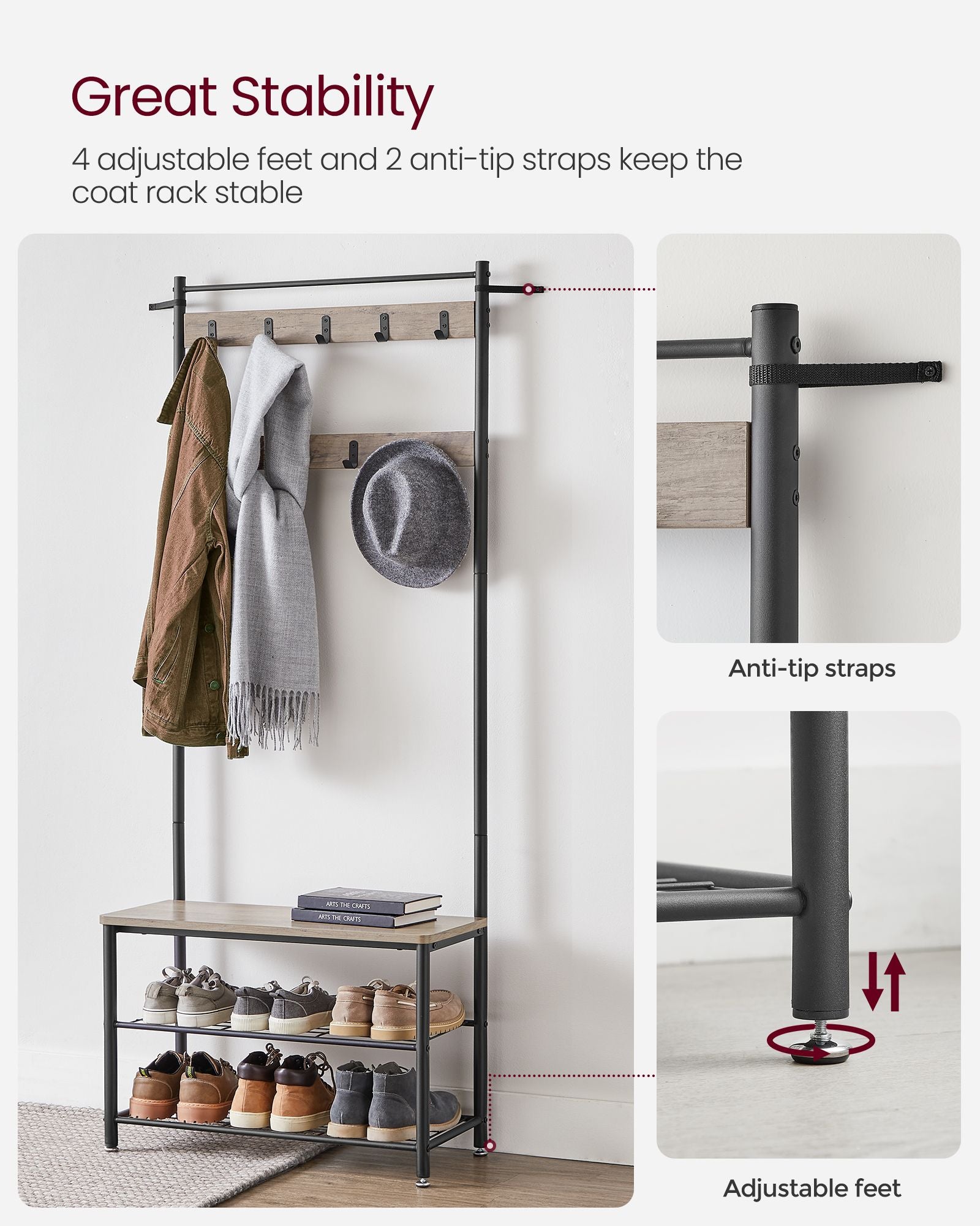 Vintage Hat Coat Stand - image 16