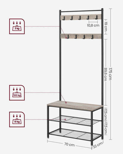 Vintage Hat Coat Stand - image 18