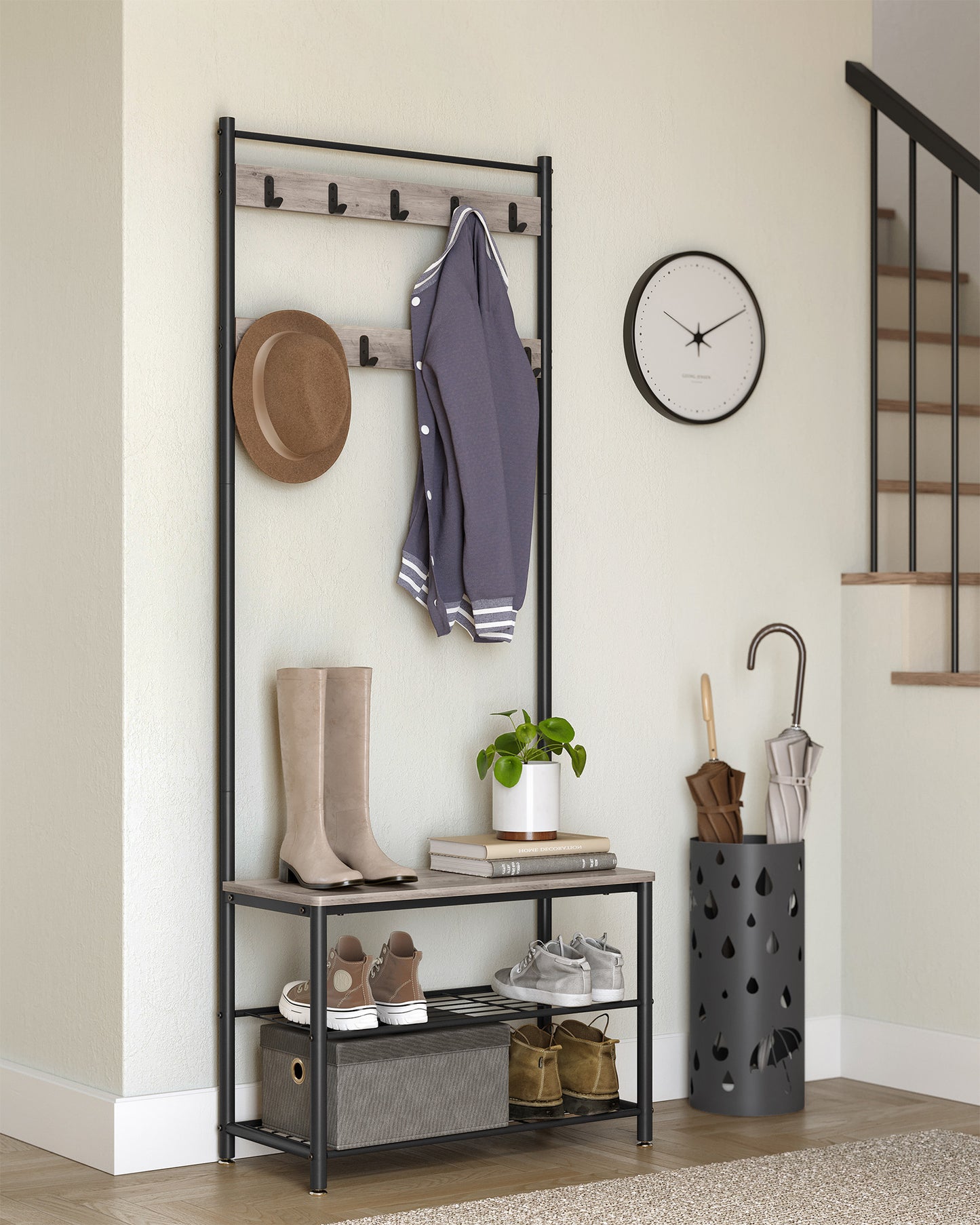 Vintage Hat Coat Stand - image 20