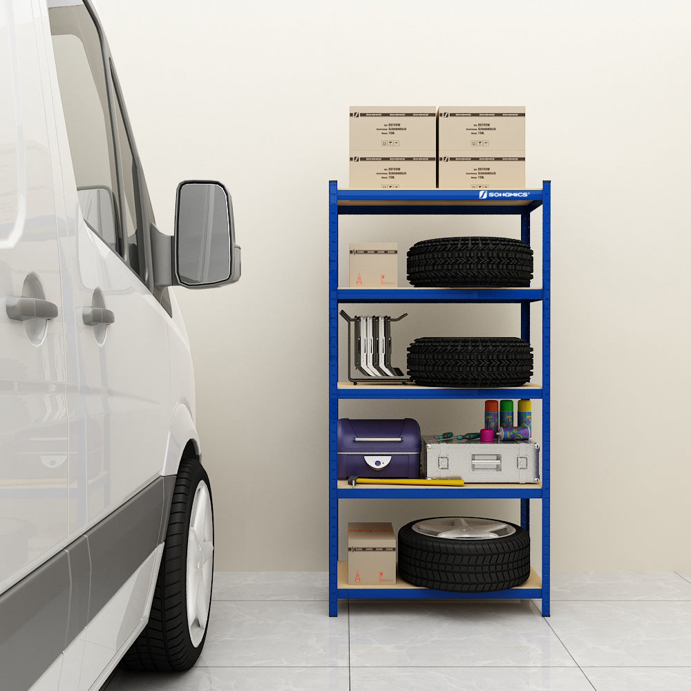 Set of 2 Silver Garage Shelving - image 119