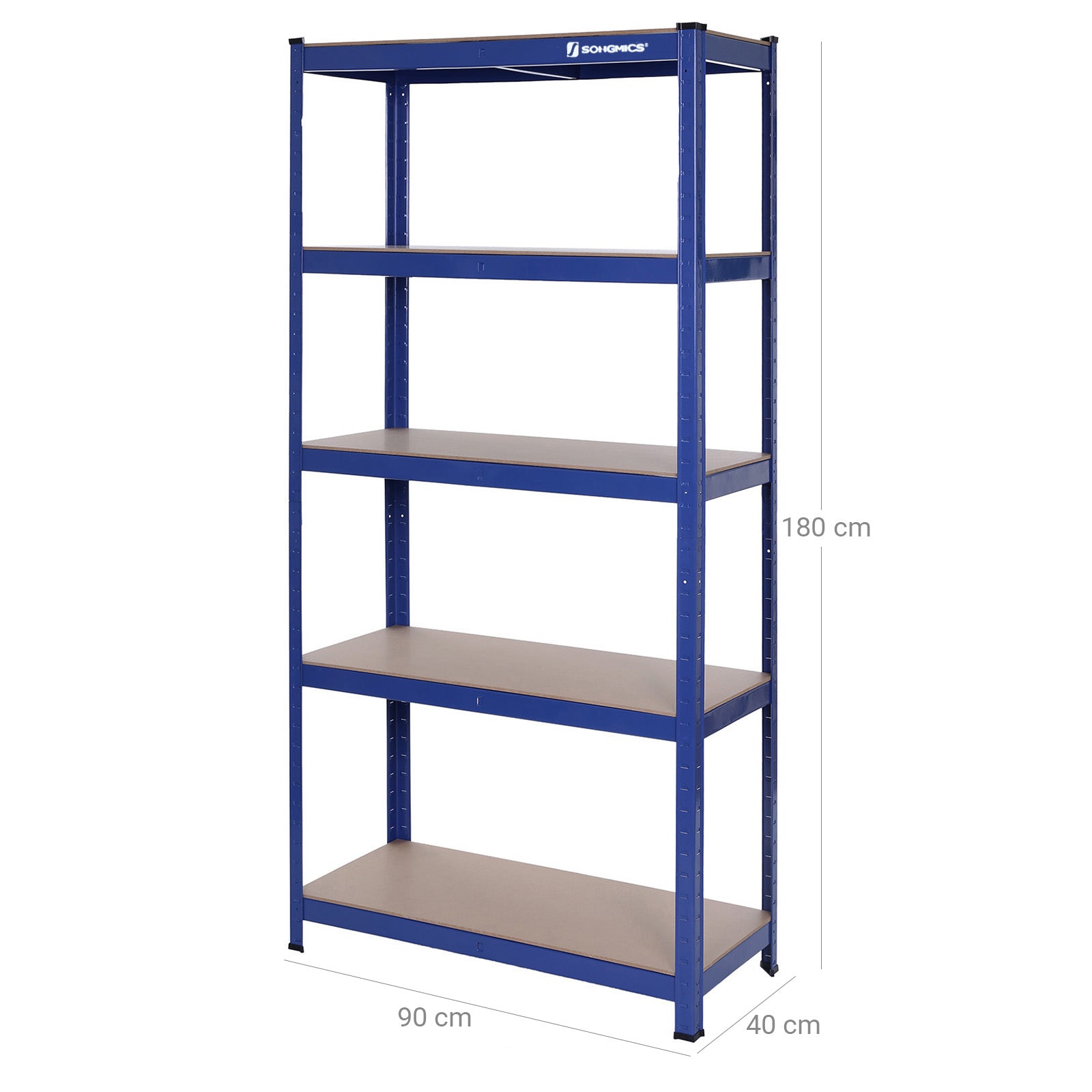 Set of 2 Silver Garage Shelving - image 122