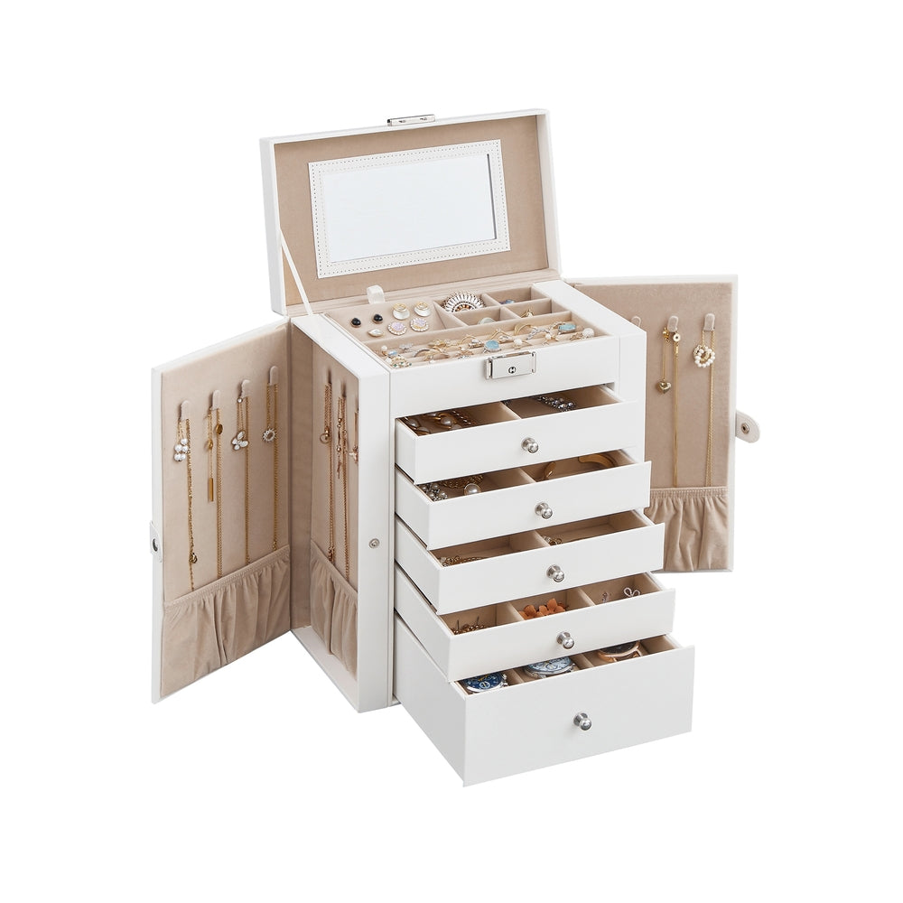 6-Tier Large Jewelry Case with Drawers - image 1