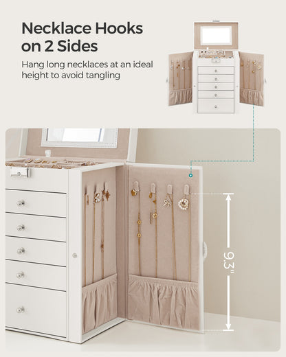 6-Tier Large Jewelry Case with Drawers - image 3