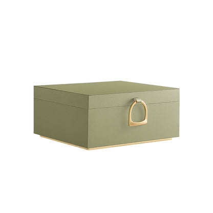 2-Layer Jewelry Box with Handle and Removable Jewelry Tray - image 1