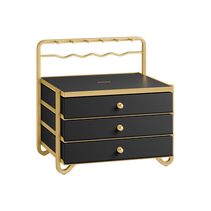 3-Tier Drawer Jewellery Box Ink Black - image 2
