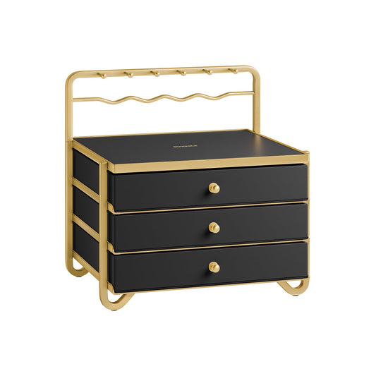 3-Tier Drawer Jewellery Box Ink Black - image 1