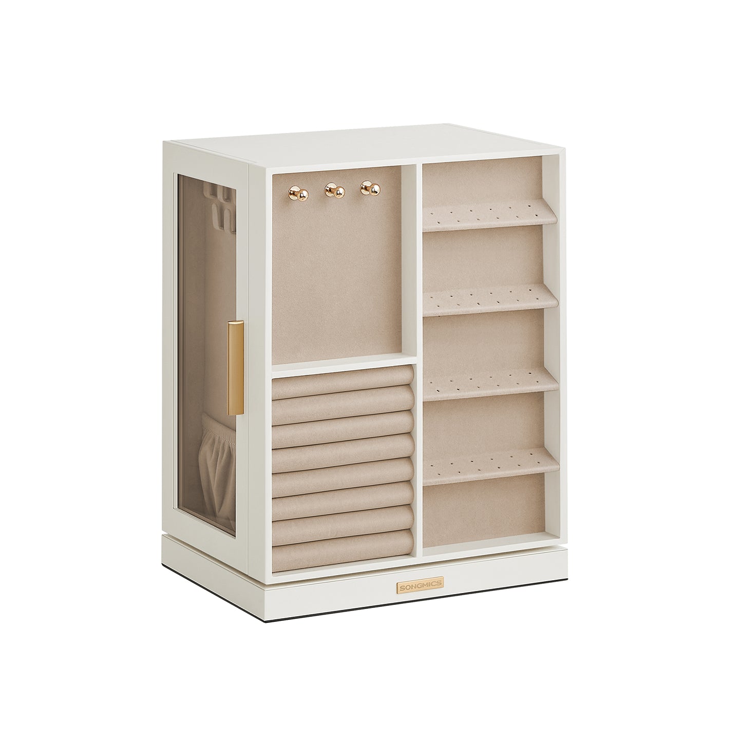 Jewelry Box 360 Rotating with 5 Drawers - HWLEXTRA 