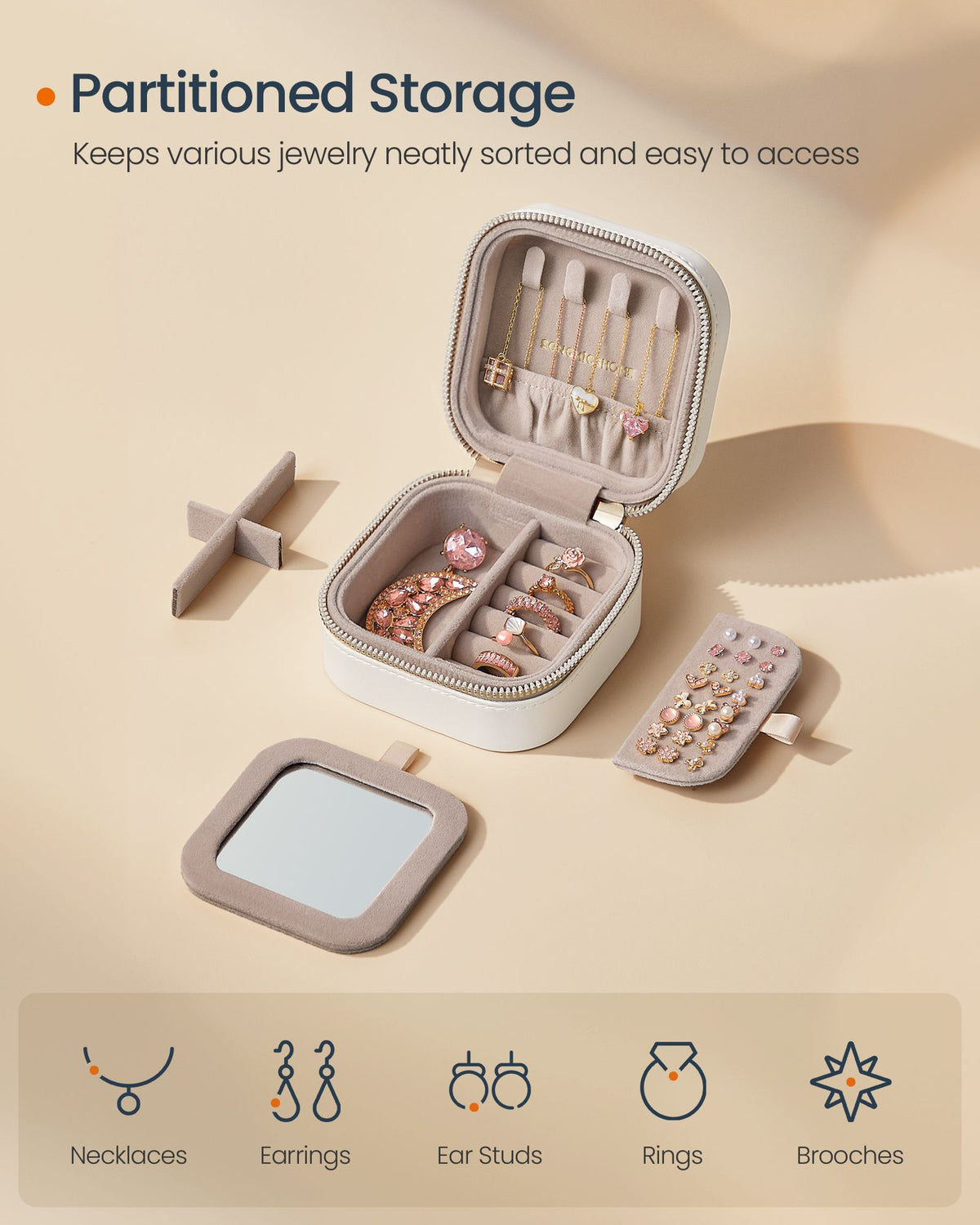 ANAH Collection - Travel Jewelry Case