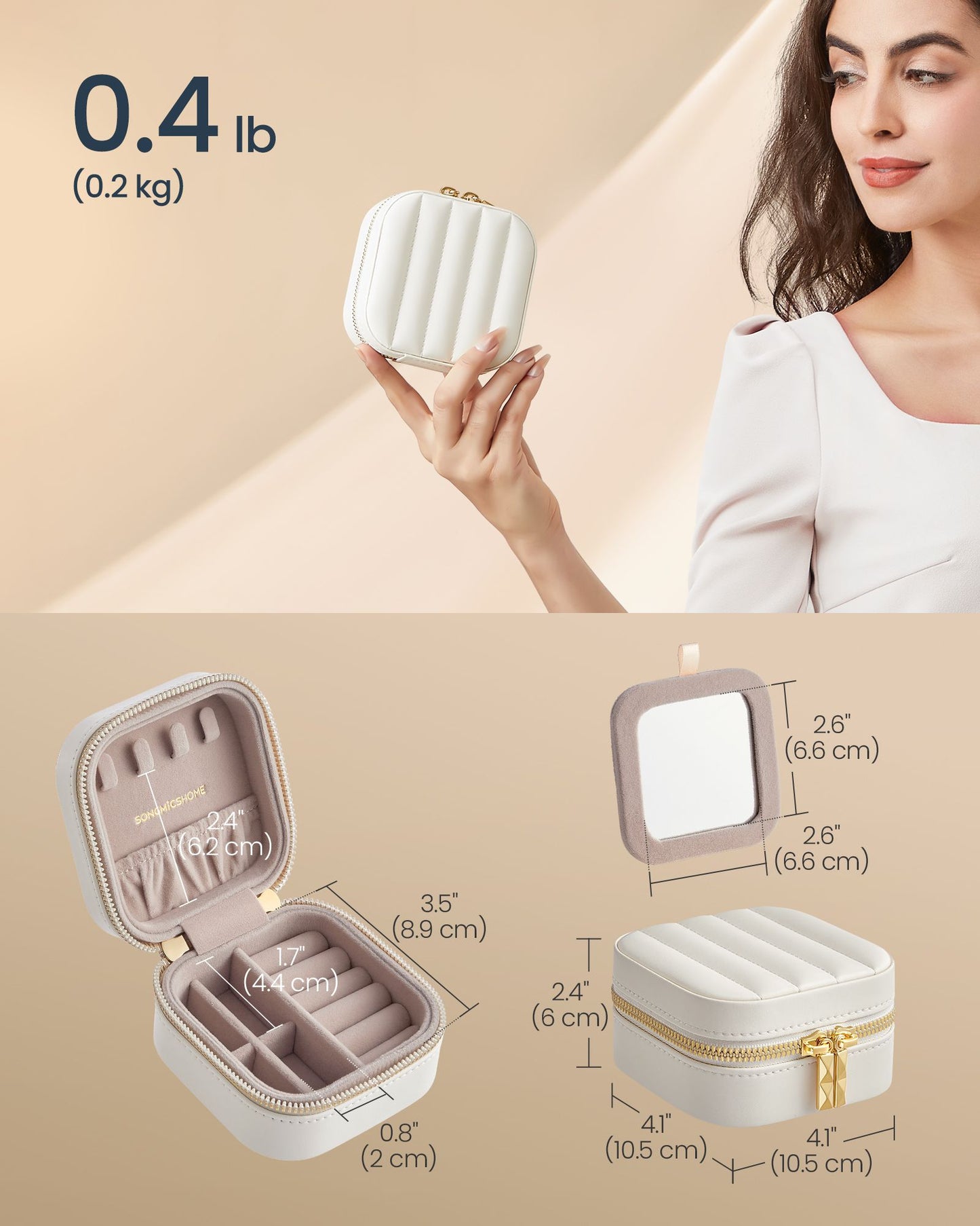 ANAH Collection - Travel Jewelry Case
